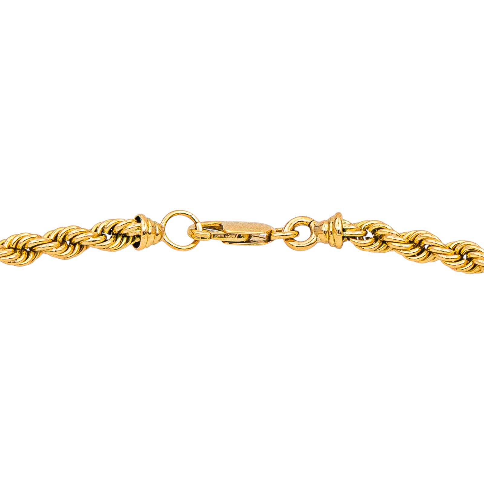 Collier Maille corde Or jaune