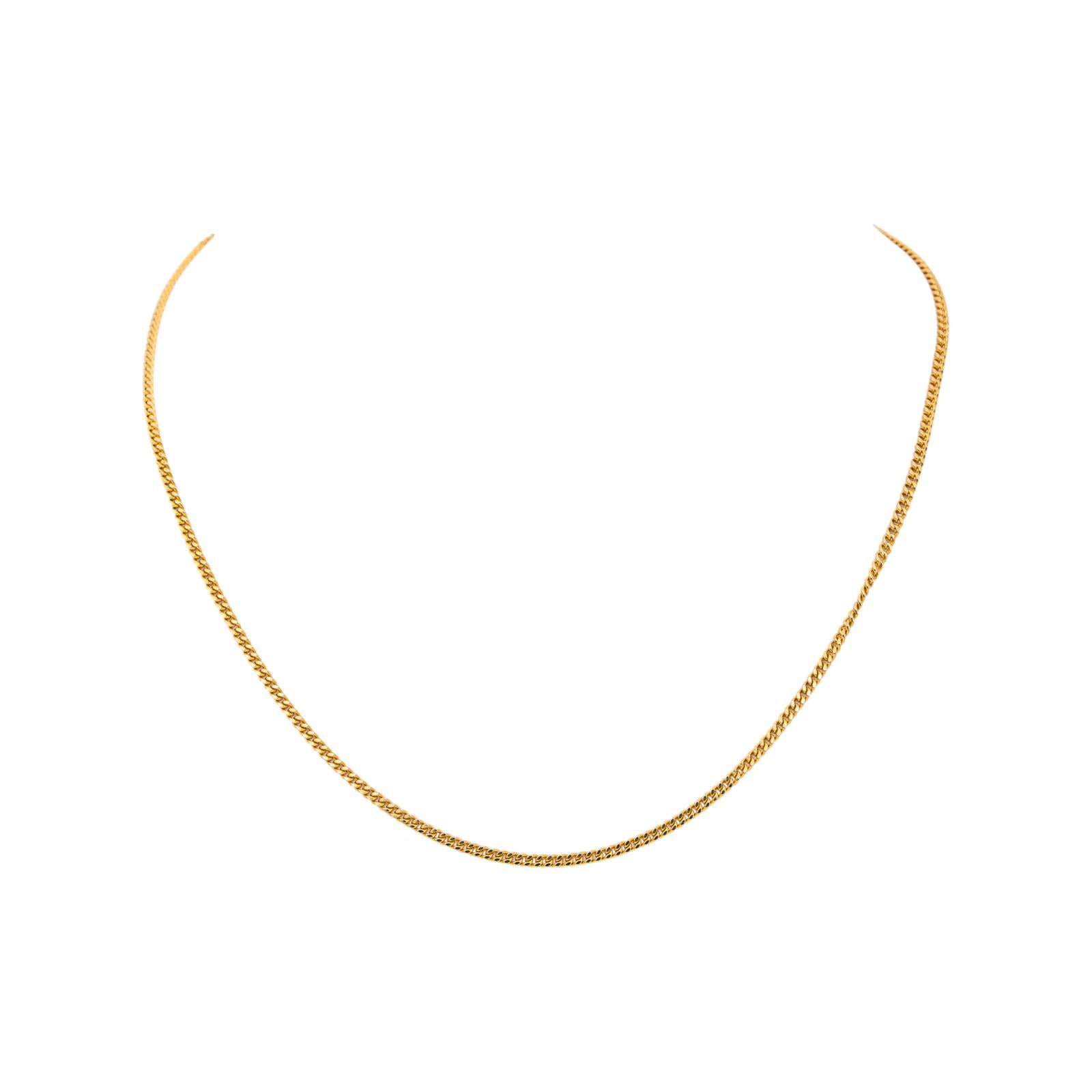 Collier Maille gourmette Or jaune