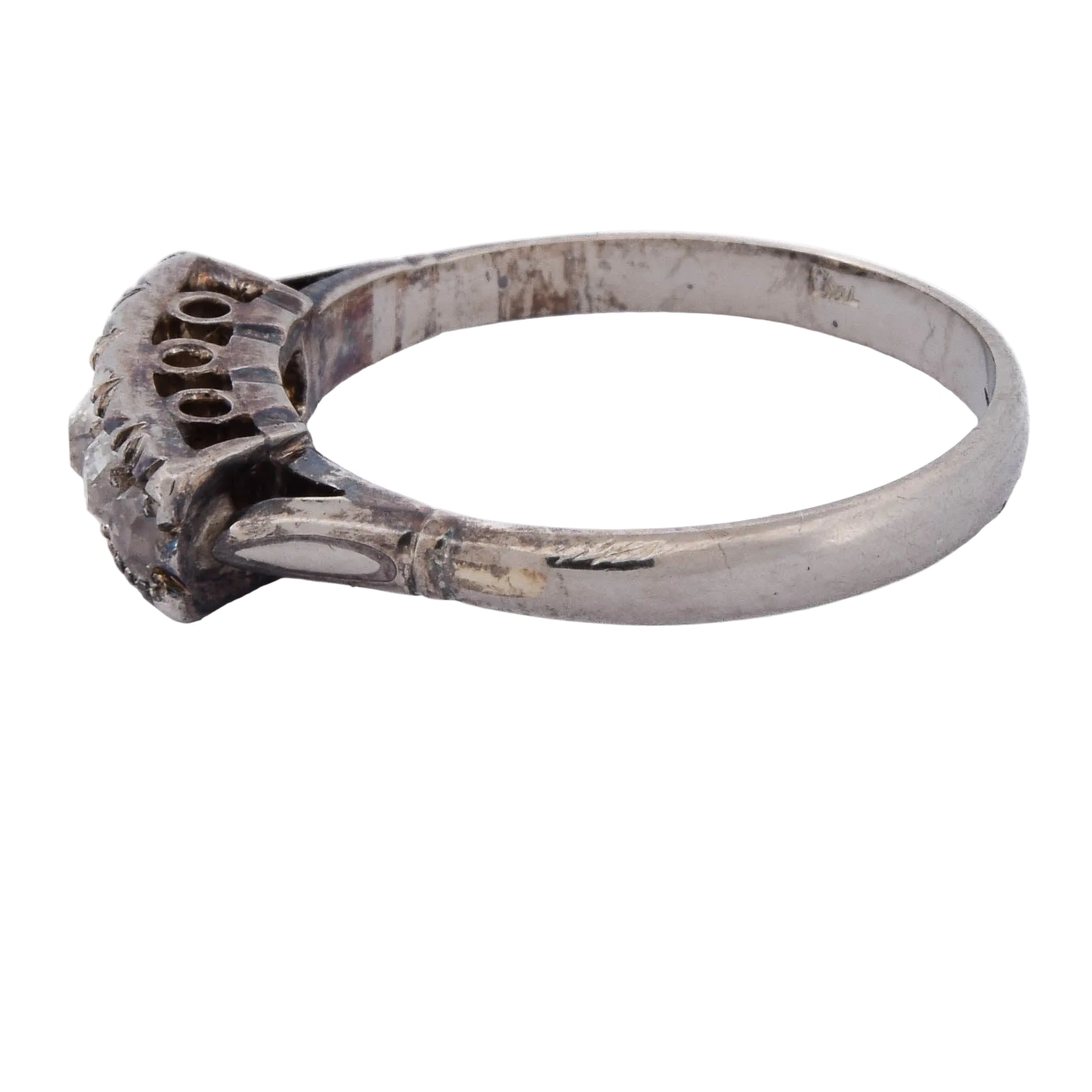 White gold and Diamond Garter Ring