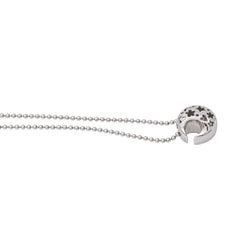 Necklace  White gold  Diamond