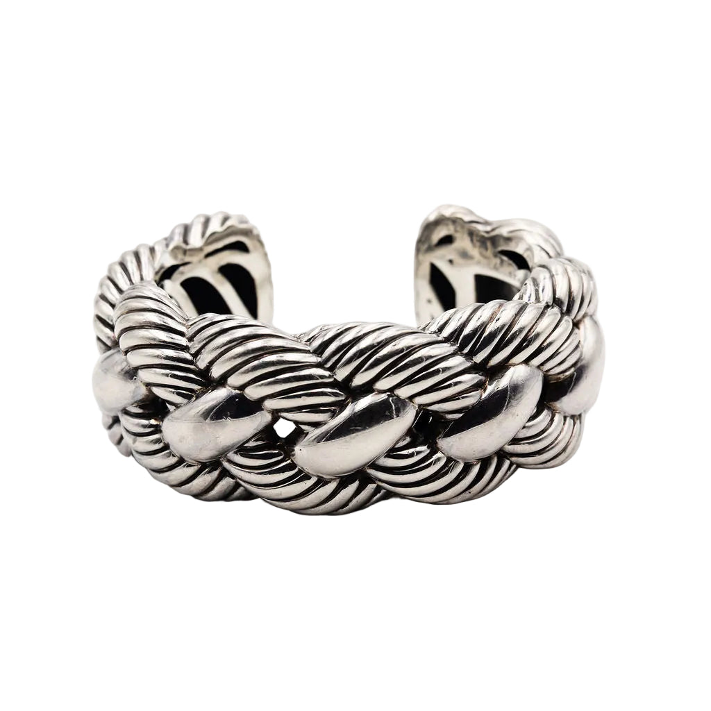DAVID YURMAN "M" Silver Cuff Bracelet