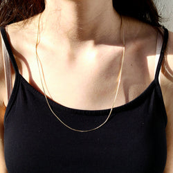 Champagne Gold Chain Necklace