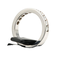 Bague Alliance en or blanc et diamants