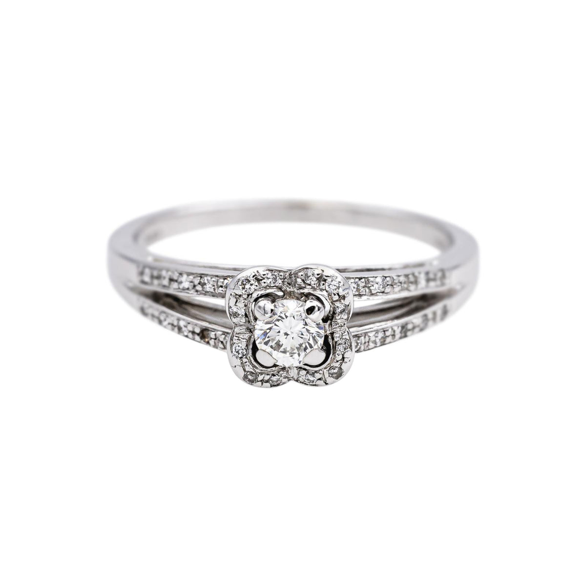 Mauboussin "Chance of Love" Ring in White Gold with Diamond