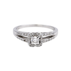 Mauboussin "Chance of Love" Ring in White Gold with Diamond