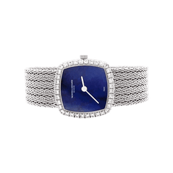 Montre Femme Vacheron Constantin, or blanc et diamants.