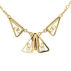 Art Deco Necklace in Yellow Gold