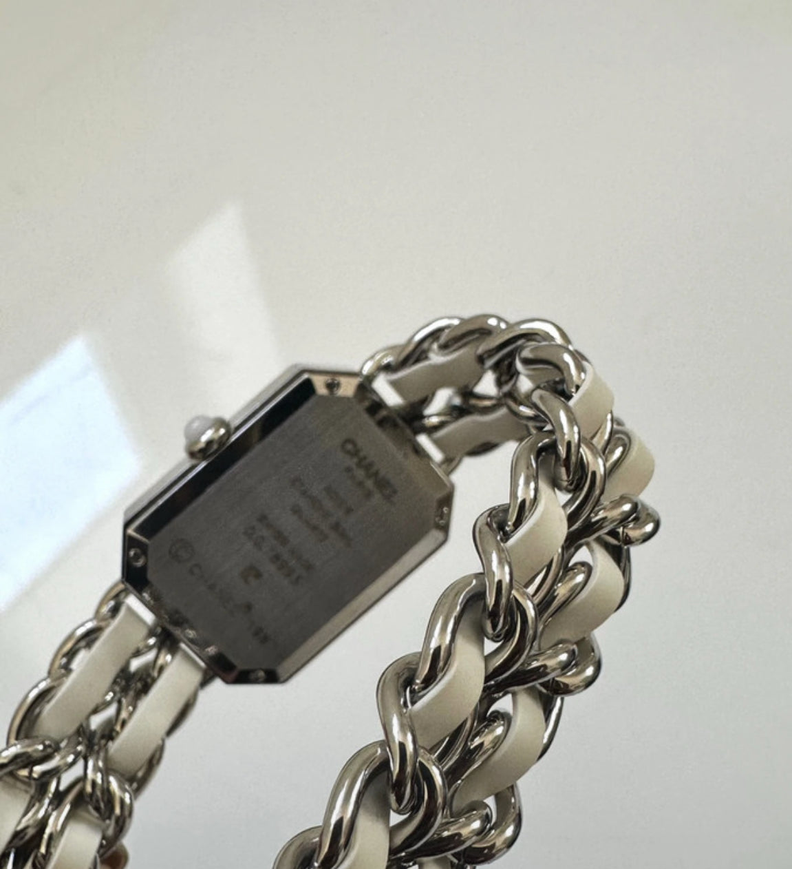 Watch Chanel Première in steel and leather XXL