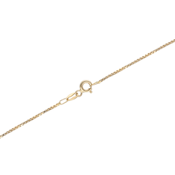 Yellow Gold Necklace with Sapphire, Ruby, and Diamond Pendant
