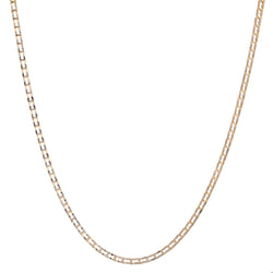 Chaine ANCIENNE Maille ajourée en or rose - Castafiore