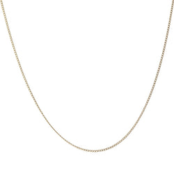 Chaine FINE maille gourmette en or jaune - Castafiore