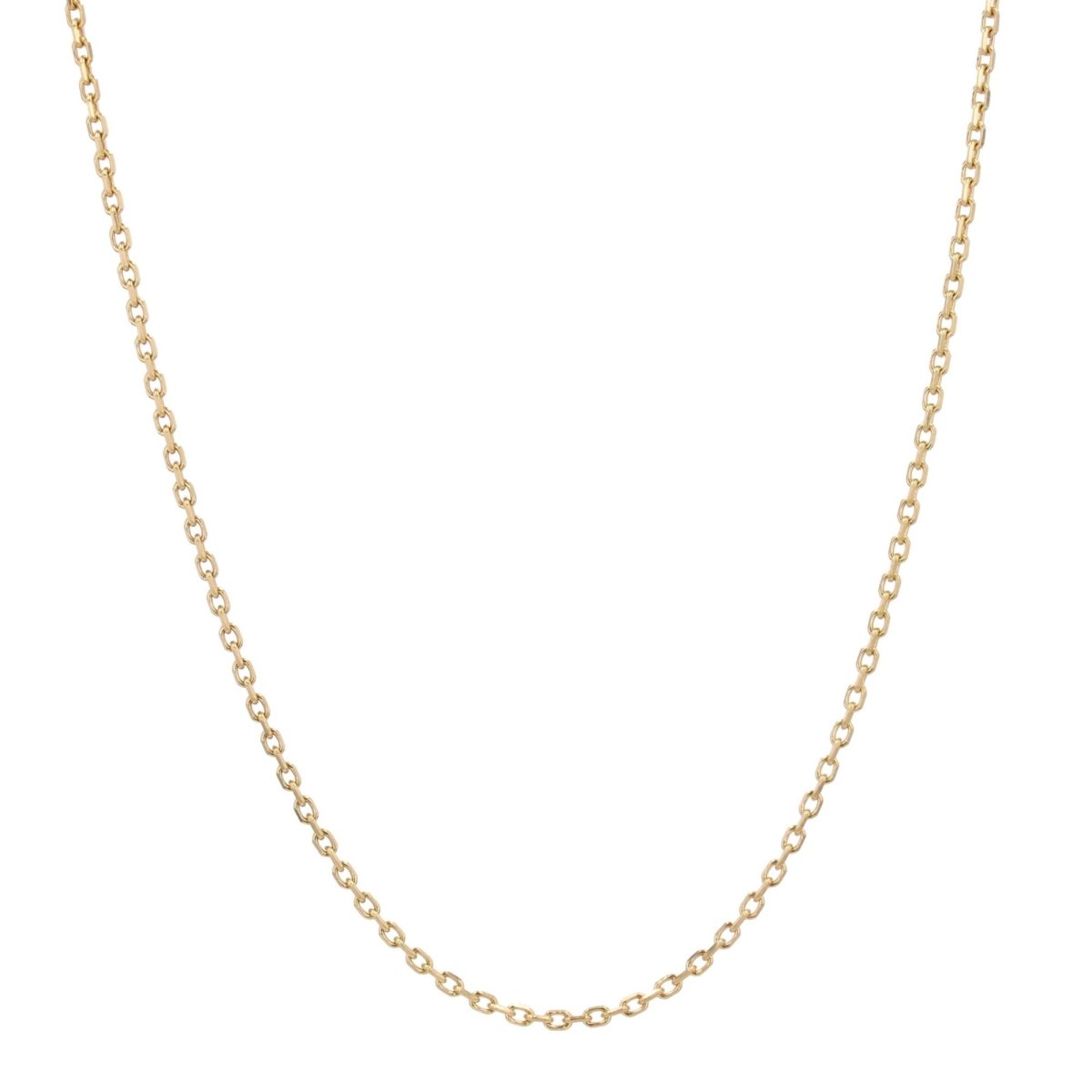 Chaine maille forçat en or jaune - Castafiore