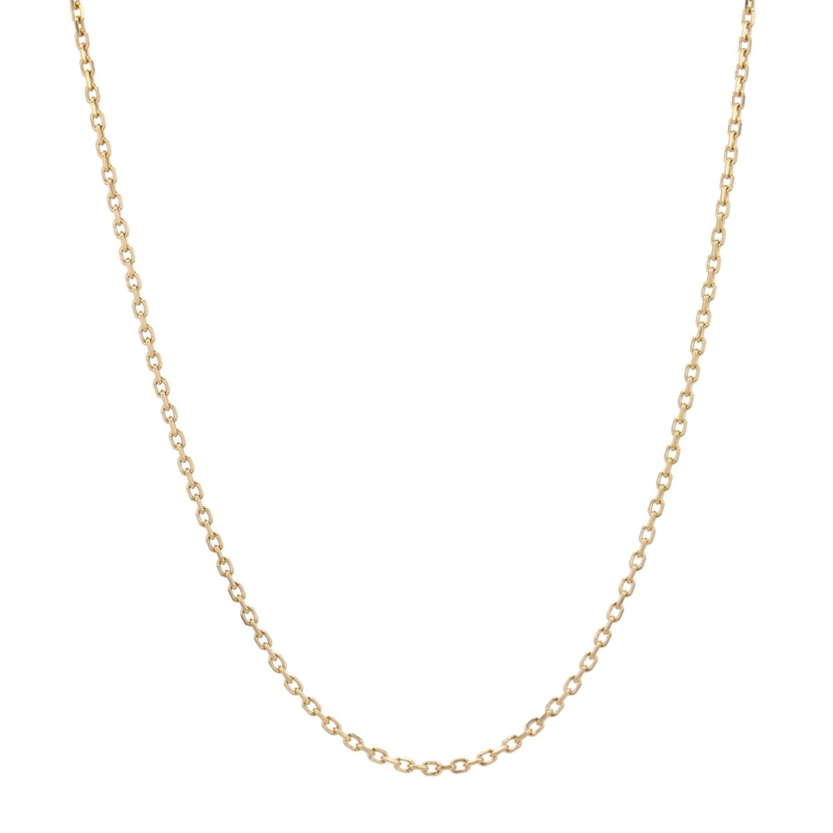 Chaine maille forçat en or jaune - Castafiore