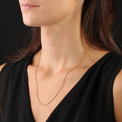 Chaine maille forçat en or jaune - Castafiore
