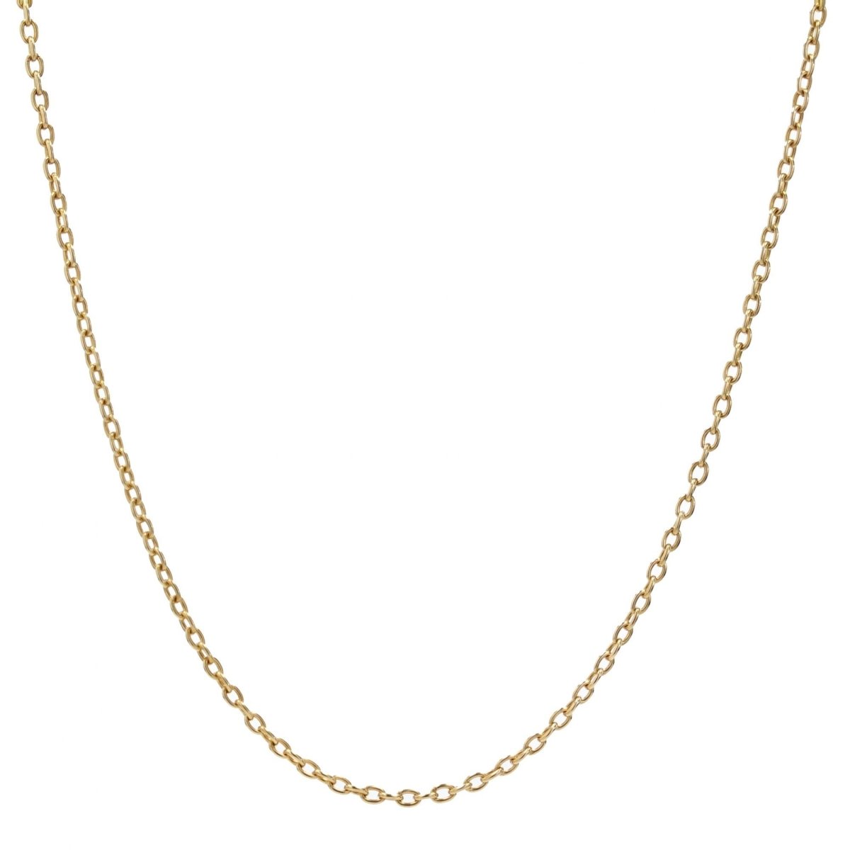 Chaîne maille forçat en or jaune - Castafiore