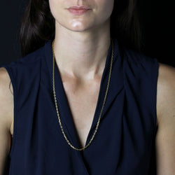 Chaine MAILLE Forçat en or jaune - Castafiore