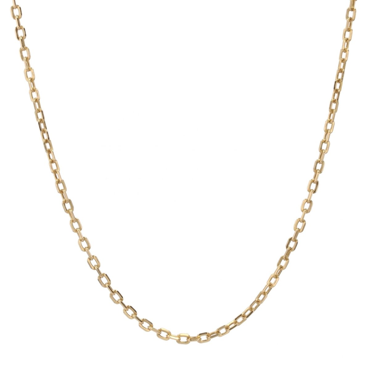 Chaine MAILLE Forçat en or jaune - Castafiore