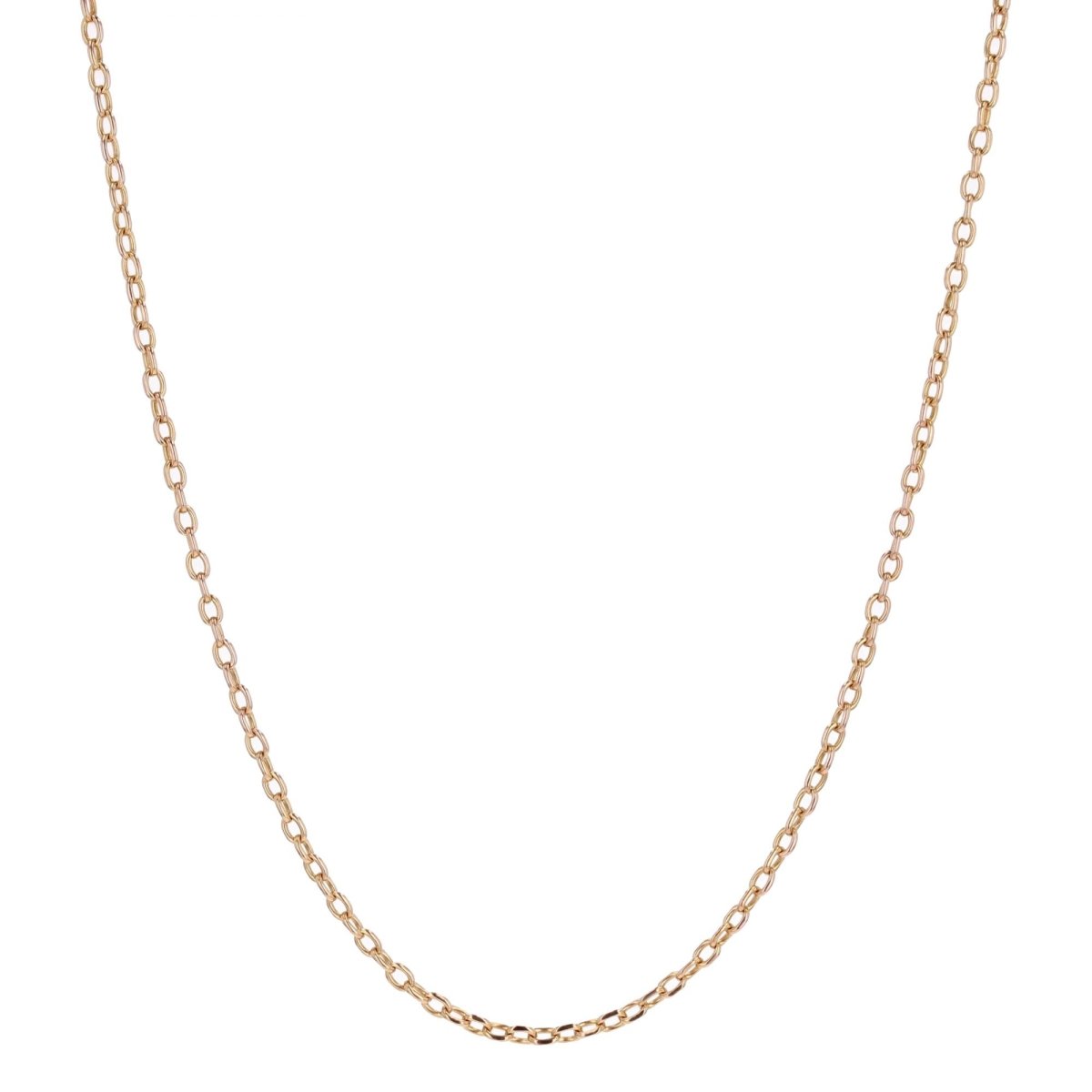 Chaine maille forçat en or rose - Castafiore