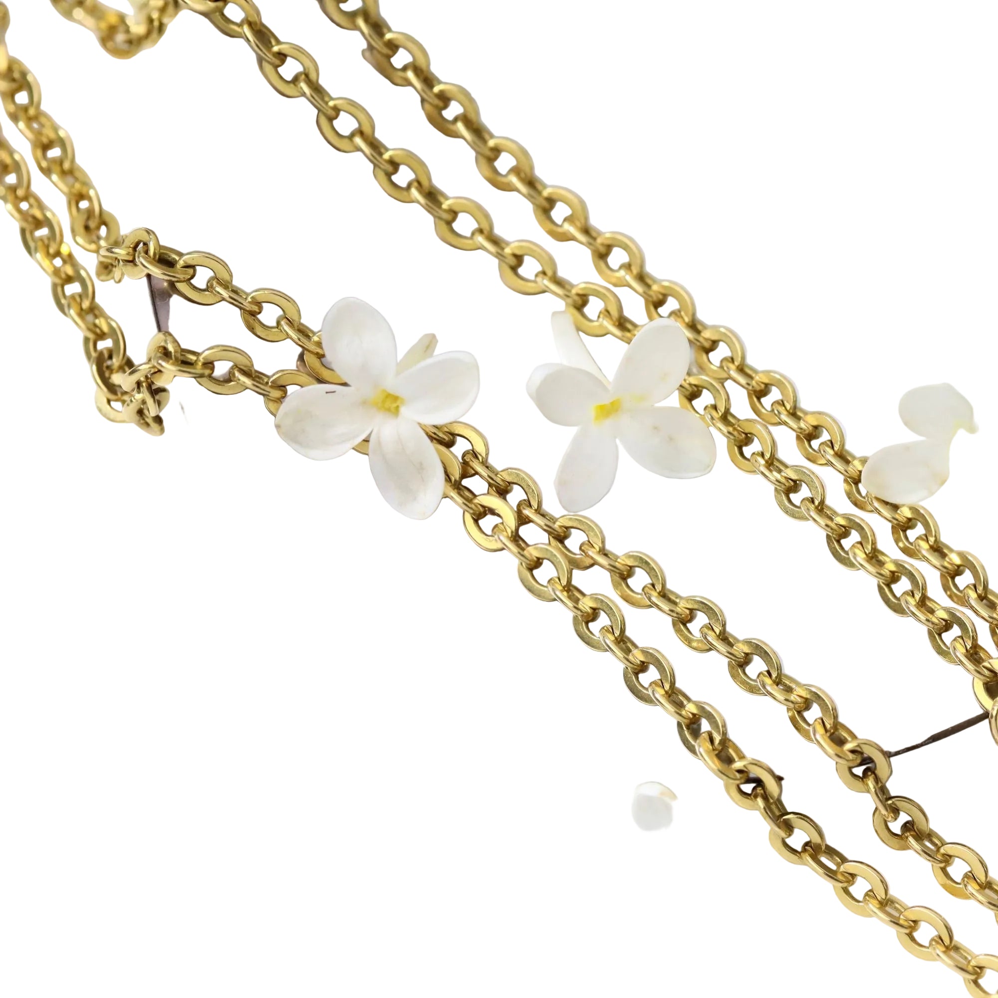 Chaine maille forçat ronde or jaune