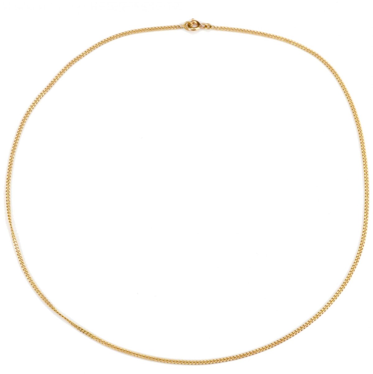 Chaîne maille gourmette en or jaune - Castafiore