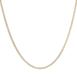 Chaine maille gourmette en or jaune - Castafiore