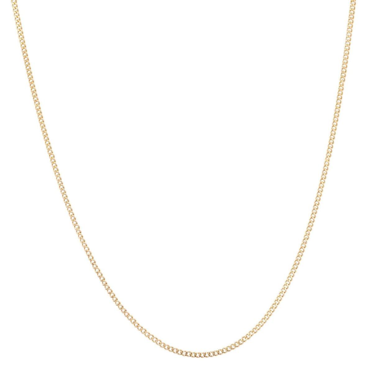 Chaine maille gourmette en or jaune - Castafiore