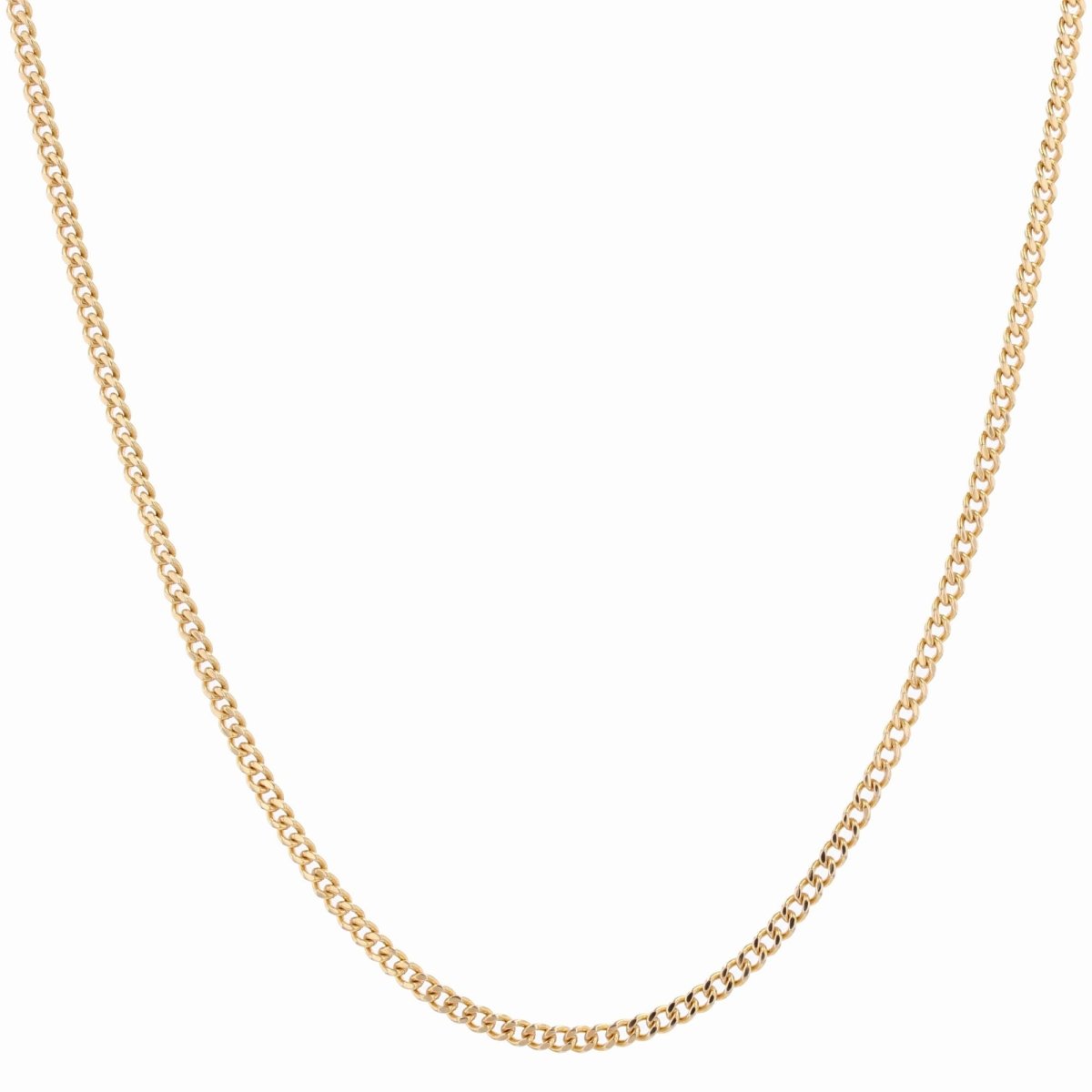 Chaine maille gourmette en or jaune - Castafiore