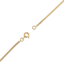 Gourmet link chain with antique pearl motif and diamonds