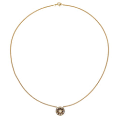 Gourmet link chain with antique pearl motif and diamonds