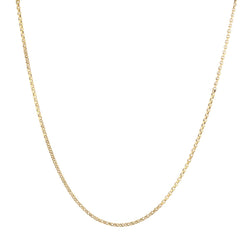 Chaine maille jaseron en or jaune - Castafiore