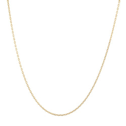 Chaîne or jaune maille forçat limée - Castafiore