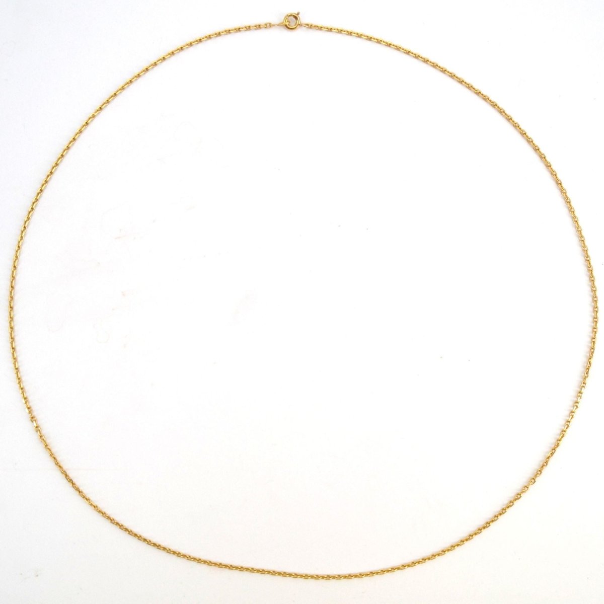 Chaîne or jaune maille forçat limée - Castafiore