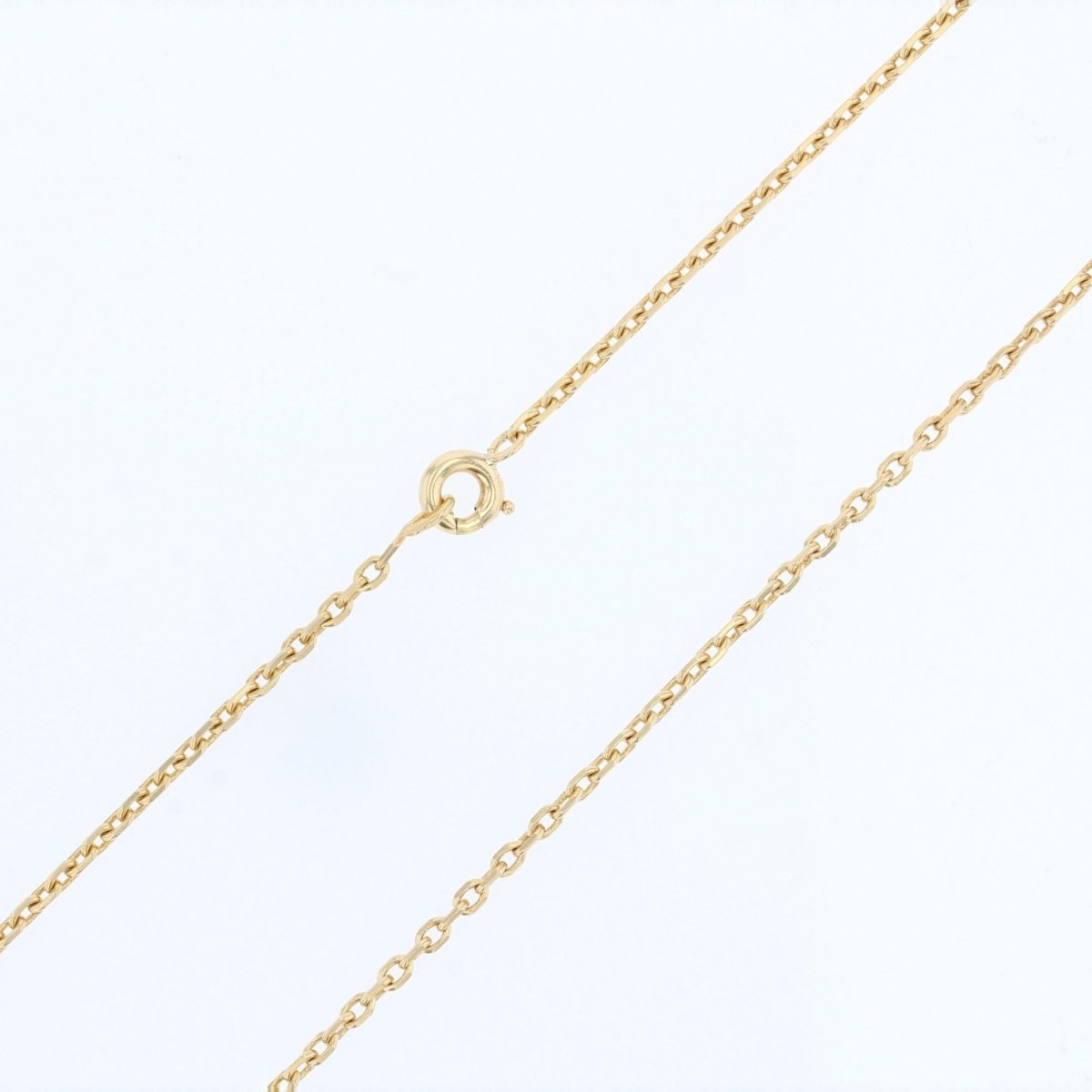Chaîne or jaune maille forçat limée - Castafiore