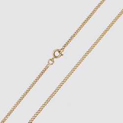 Chaine or jaune maille gourmette limée - Castafiore