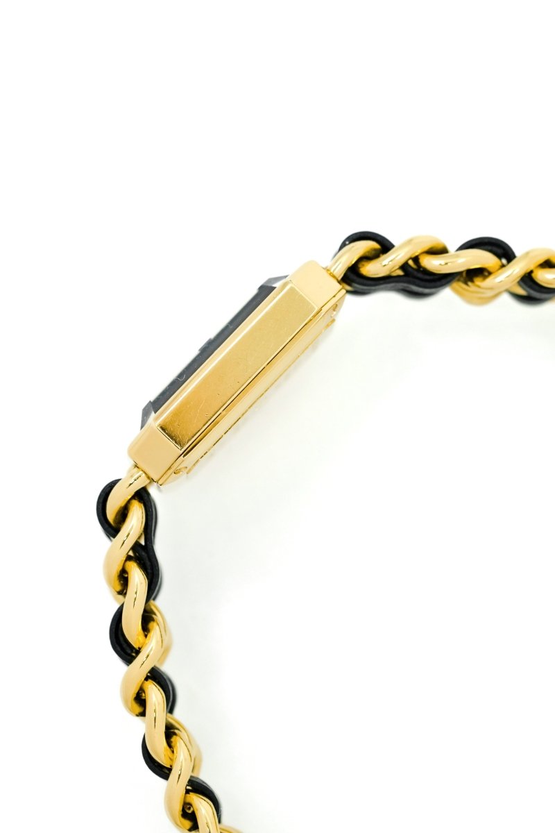 Chanel Première - Plaquée or & cuir - M - Castafiore