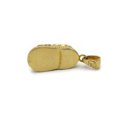 charm/pendentif or jaune 750 et diamants chaussure - Castafiore