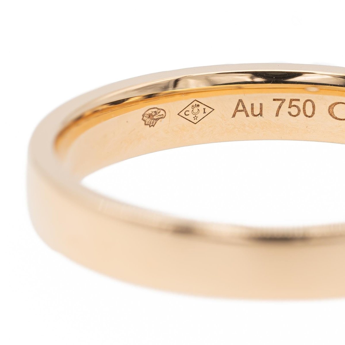 Chaumet Bague Alliance Rubans Or rose Diamant - Castafiore