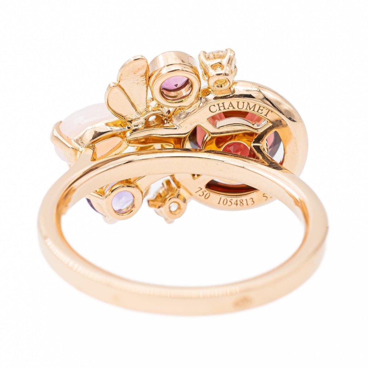 Chaumet Bague Attrape moi si tu m'aimes Or rose Grenat pyrope - Castafiore