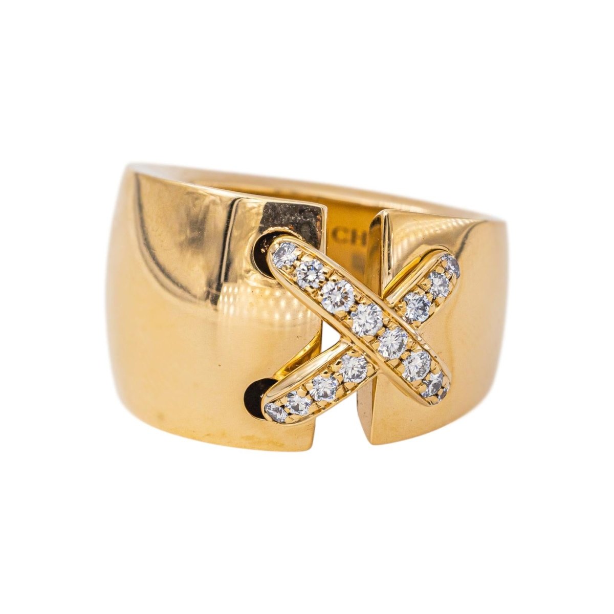 Chaumet Bague Jeux de Liens Or jaune Diamant - Castafiore