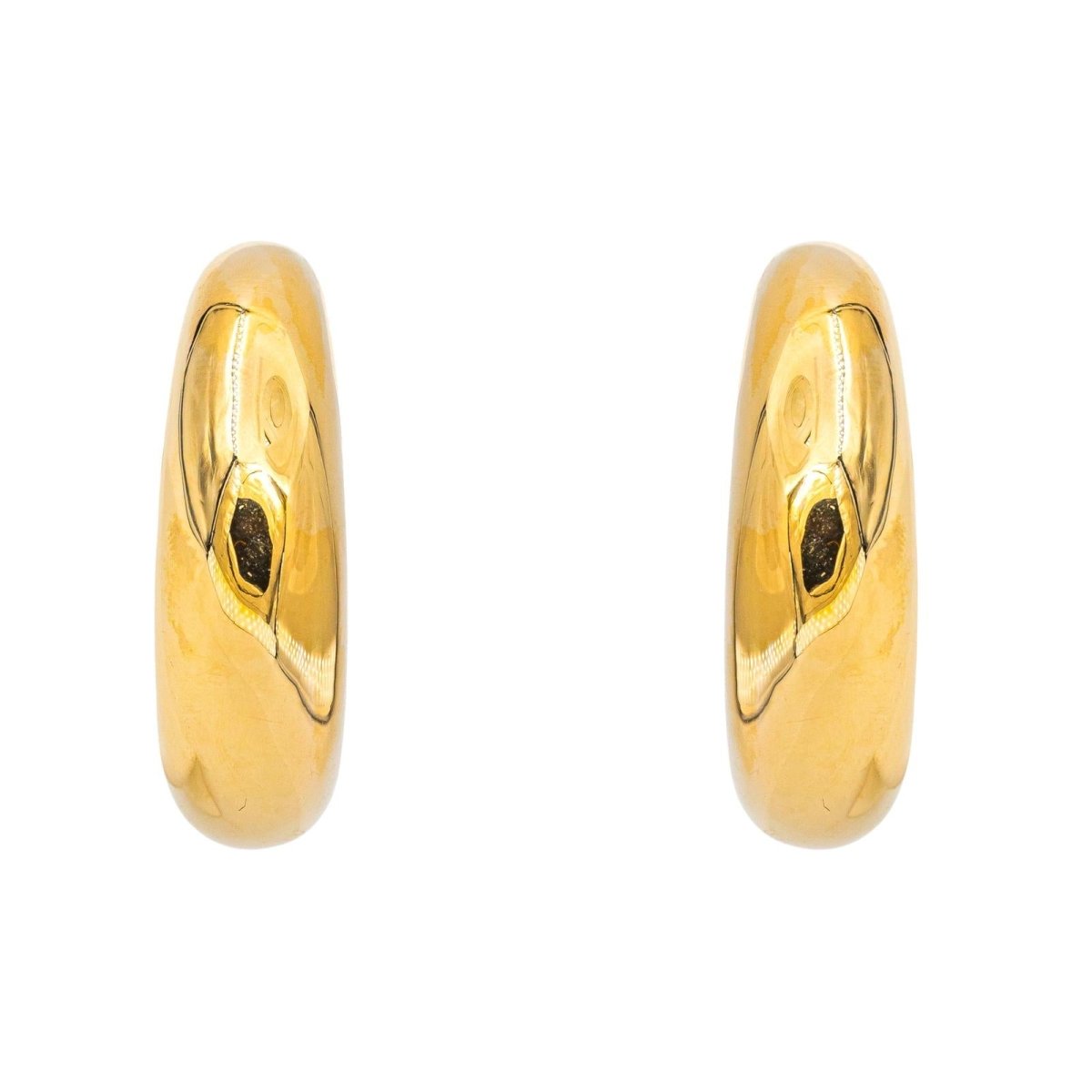 Chaumet Boucles d'oreilles Créoles Or jaune - Castafiore