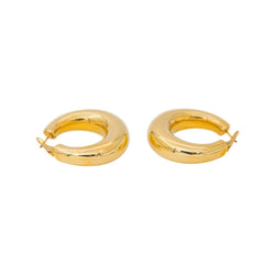 Chaumet Boucles d'oreilles Créoles Or jaune - Castafiore