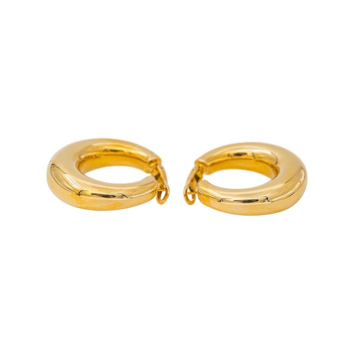 Chaumet Boucles d'oreilles Créoles Or jaune - Castafiore