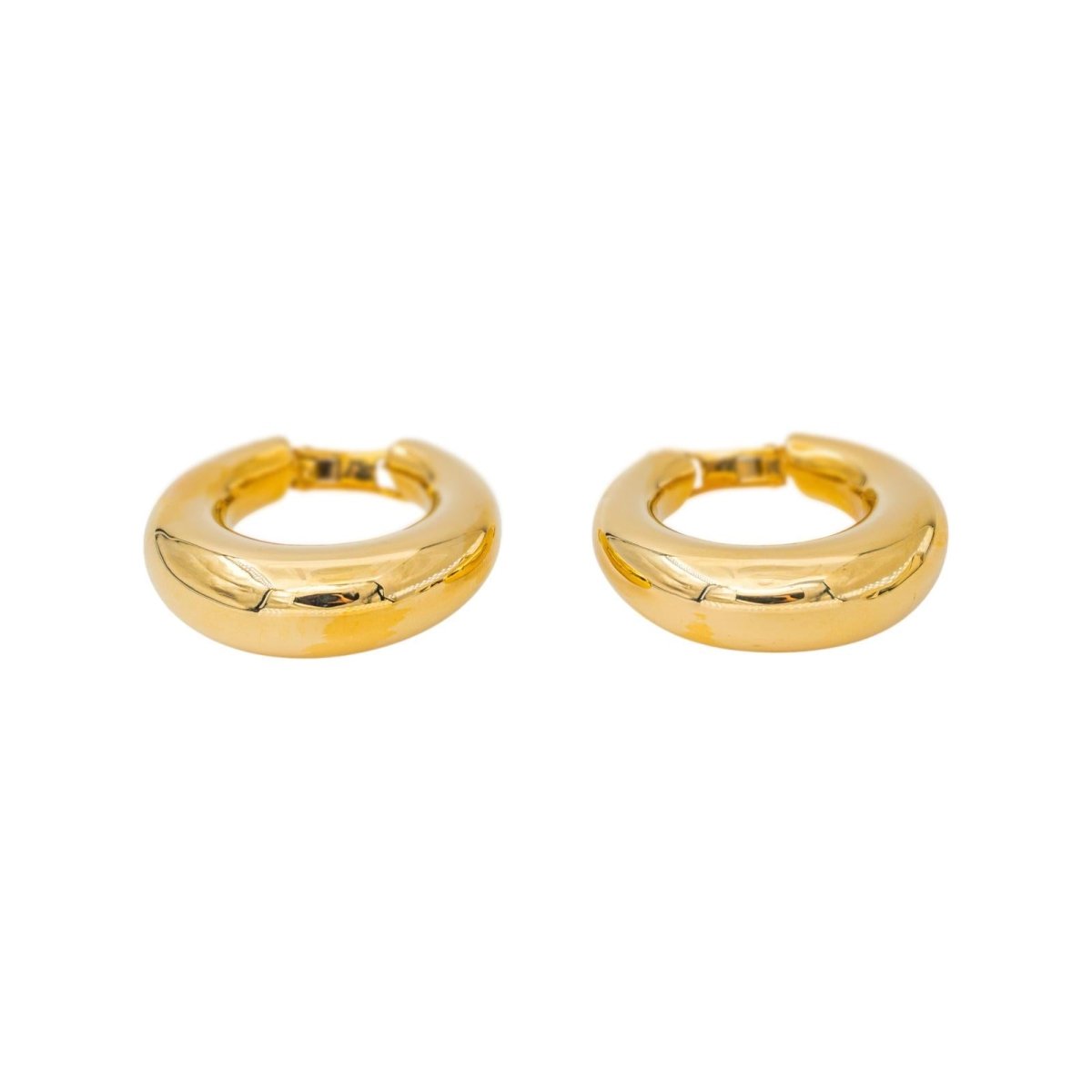 Chaumet Boucles d'oreilles Créoles Or jaune - Castafiore