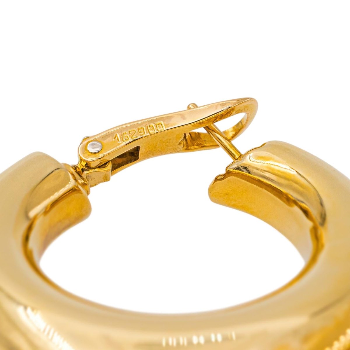 Chaumet Boucles d'oreilles Créoles Or jaune - Castafiore