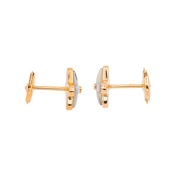 Chaumet Boucles d'oreilles Jeux de liens Or rose Diamant - Castafiore