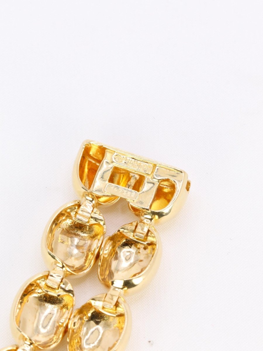 CHAUMET Bracelet jonc vintage Magellan double rang or jaune - Castafiore