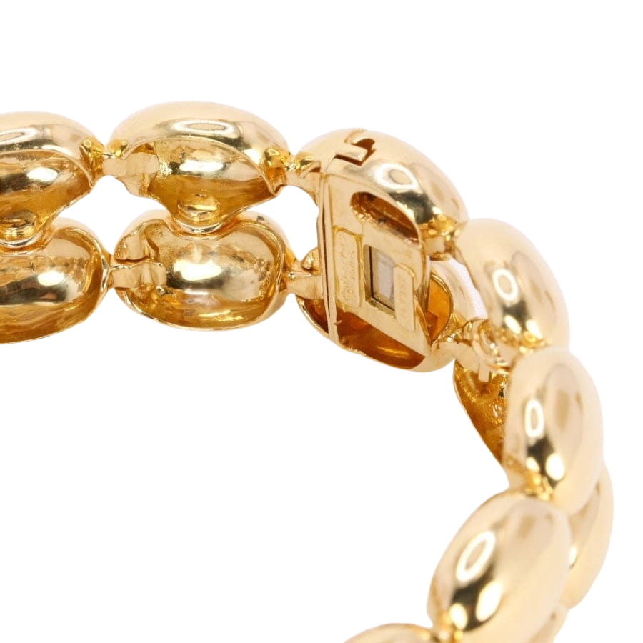 CHAUMET Bracelet jonc vintage Magellan double rang or jaune - Castafiore