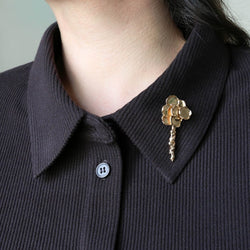 CHAUMET Broche bouquet de fleurs or jaune - Castafiore