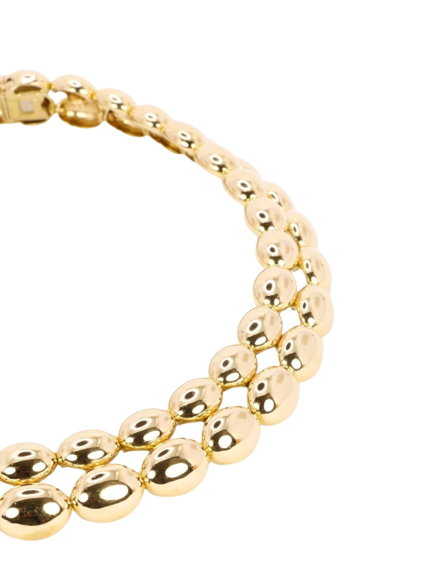 CHAUMET Collier vintage modèle Magellan double rang or jaune - Castafiore