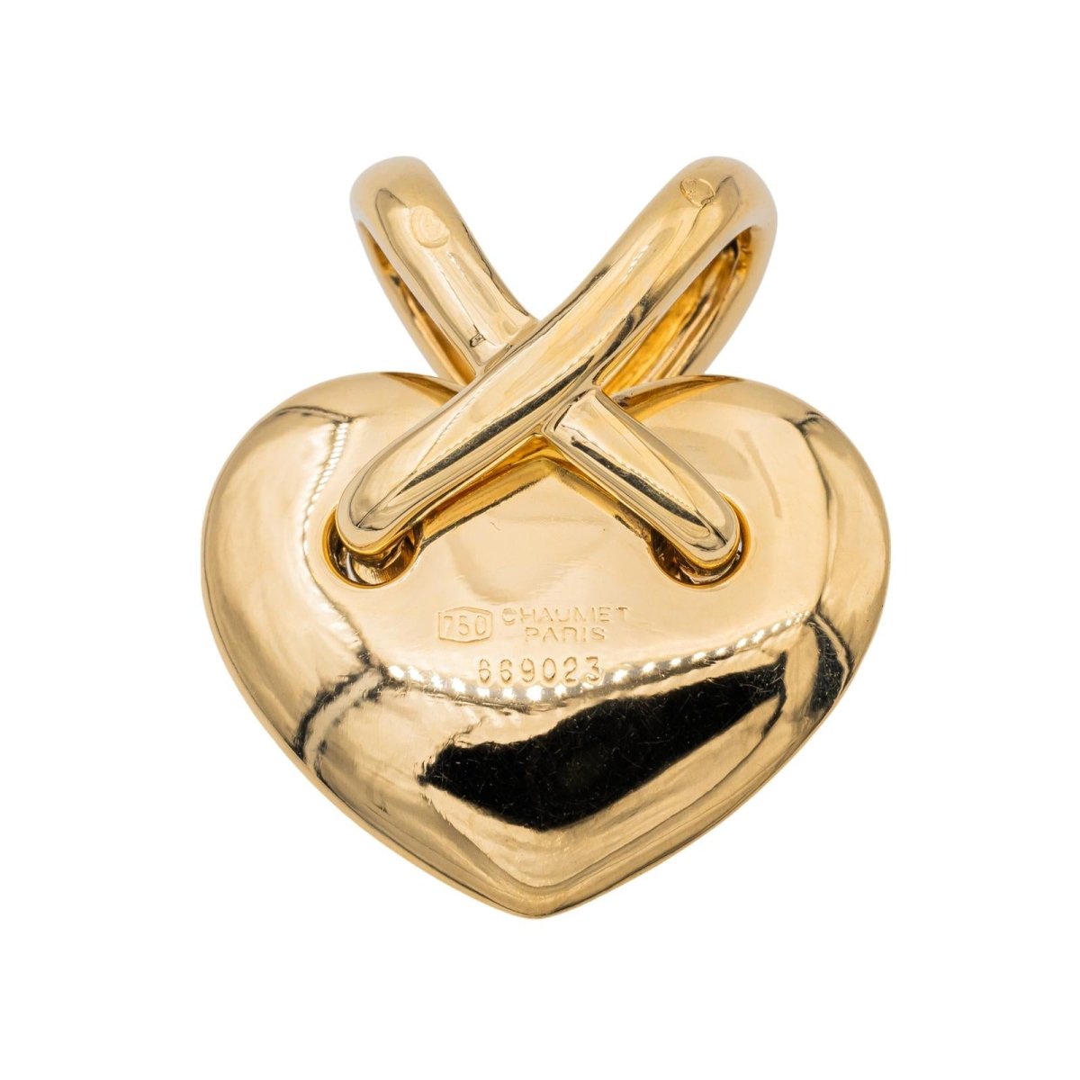 Chaumet Pendentif Coeur Cœur lien Or jaune - Castafiore